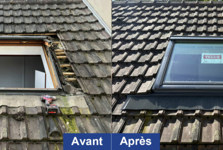 Pose velux Chanteloup-les-Vignes 78570